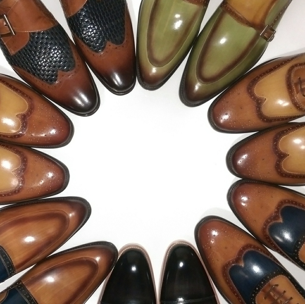 Combination Double Monkstrap and Cognac Wingtips - Picture 2 of 2
